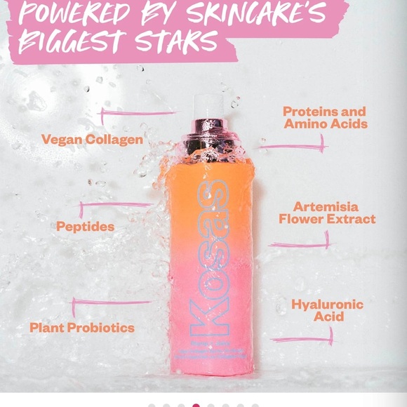 NIB•Kosas Plump & Juicy Vegan Collagen Spray On Serum - Picture 2 of 5